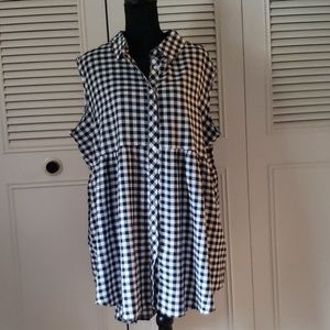 Black and white shirt